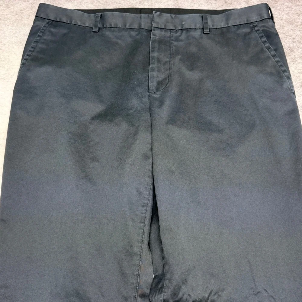 Bonobos Straight Fit Mens 36x32 Black Tuesday Cotton Chino Dress Pants